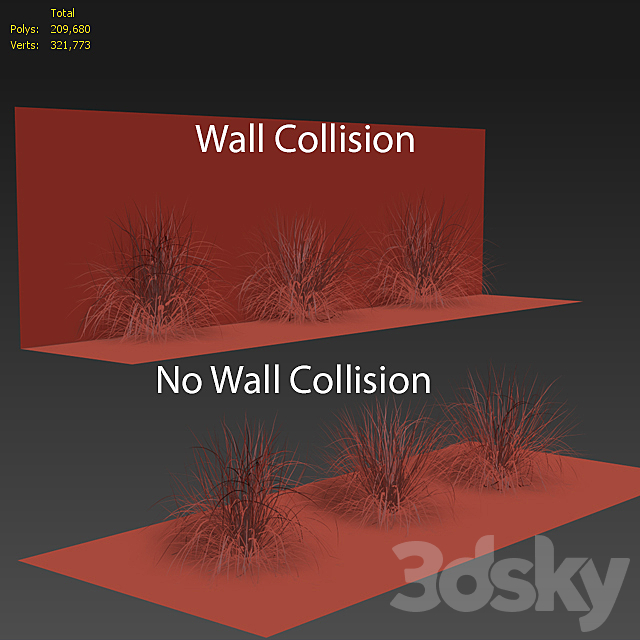 Pennisetum Purpureum 3DS Max Model - thumbnail 3