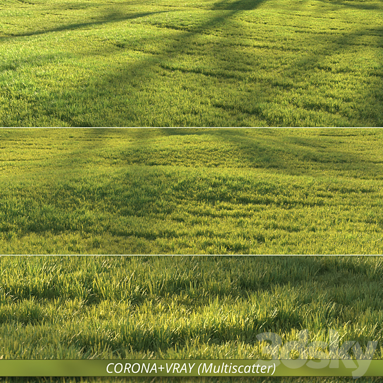 Sunny lawn 3DS Max - thumbnail 1