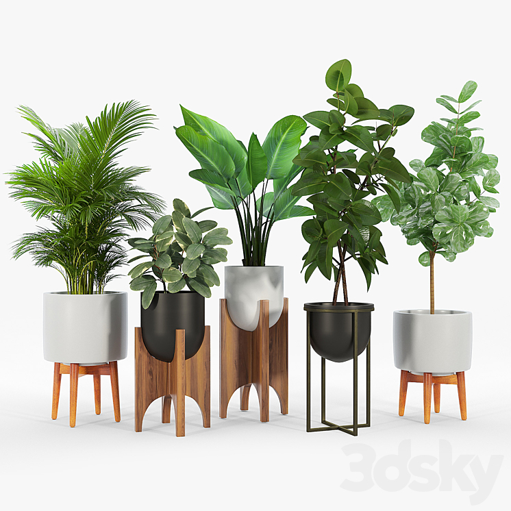 Arches standing planters 3DS Max - thumbnail 1