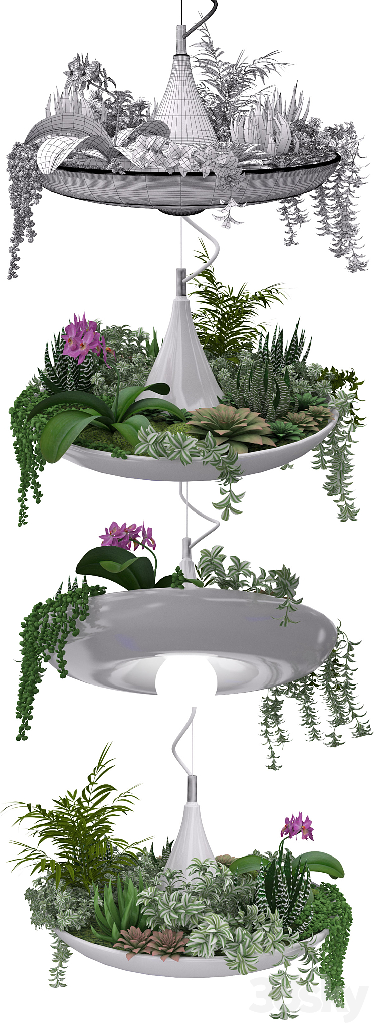 Babylon Plantable Lamp vol.4 3DS Max - thumbnail 2