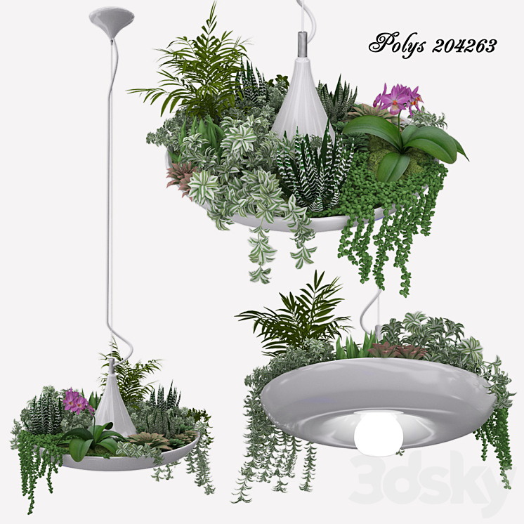 Babylon Plantable Lamp vol.4 3DS Max - thumbnail 1