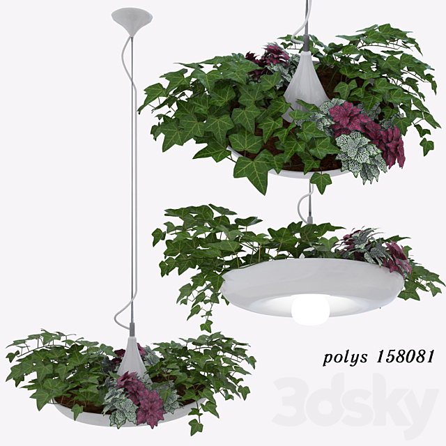 Babylon Plantable Lamp vol1 3DS Max Model - thumbnail 1