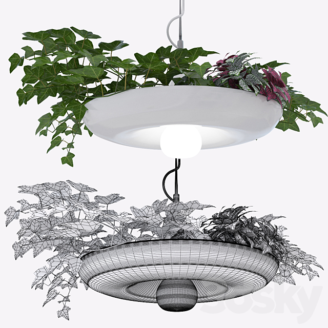 Babylon Plantable Lamp vol1 3DS Max Model - thumbnail 3