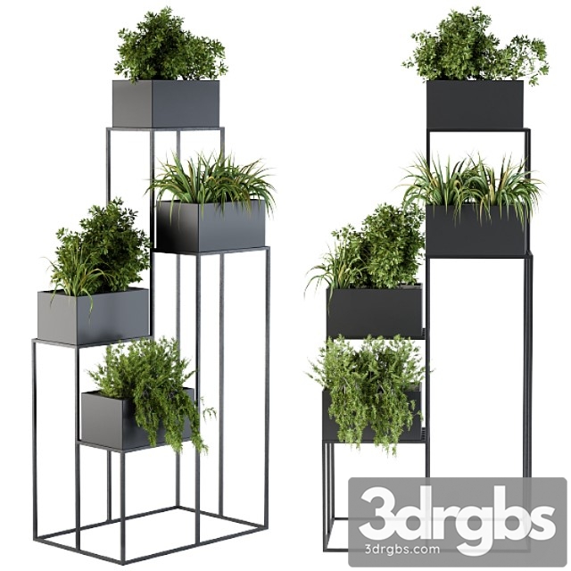 Black box plants on stand - thumbnail 1