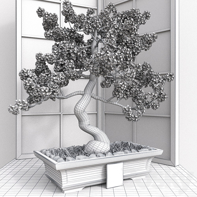 Bonsai 1 – Sakura 3DSMax File - thumbnail 2