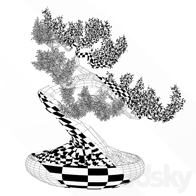 Bonsai w01 3DS Max Model - thumbnail 7