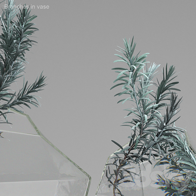 Branches in vase 3DSMax File - thumbnail 2