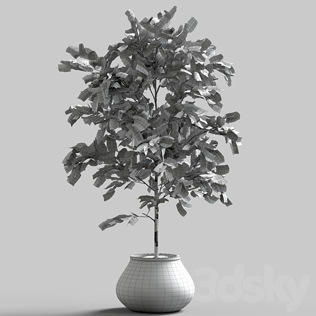 Branches in vases 28 3ds Max - thumbnail 2