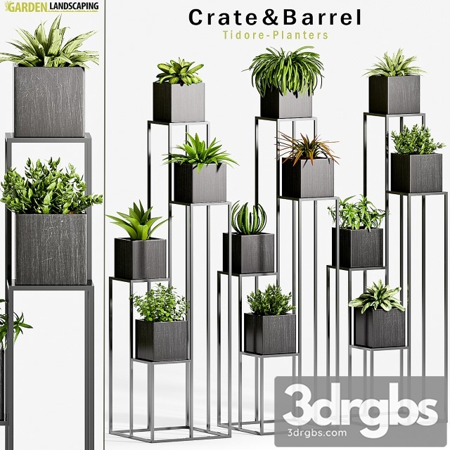 CB Tidore Planters 3dsmax Download - thumbnail 1