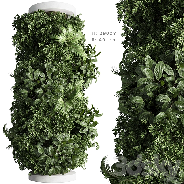 Column plant 02 3DSMax File - thumbnail 1