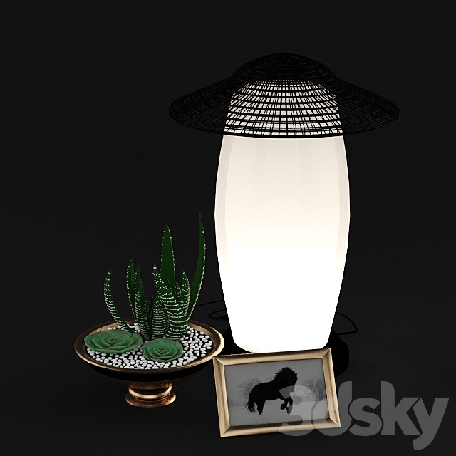 Decorated stuff 3DS Max Model - thumbnail 2