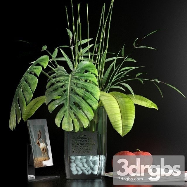 Decorative Flower Vase Set 7 3dsmax Download - thumbnail 1