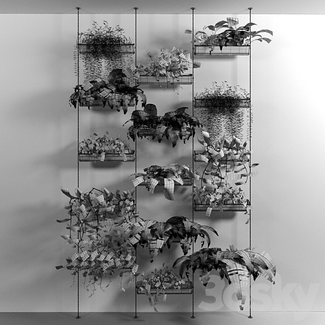 Decorative plants 3DSMax File - thumbnail 2