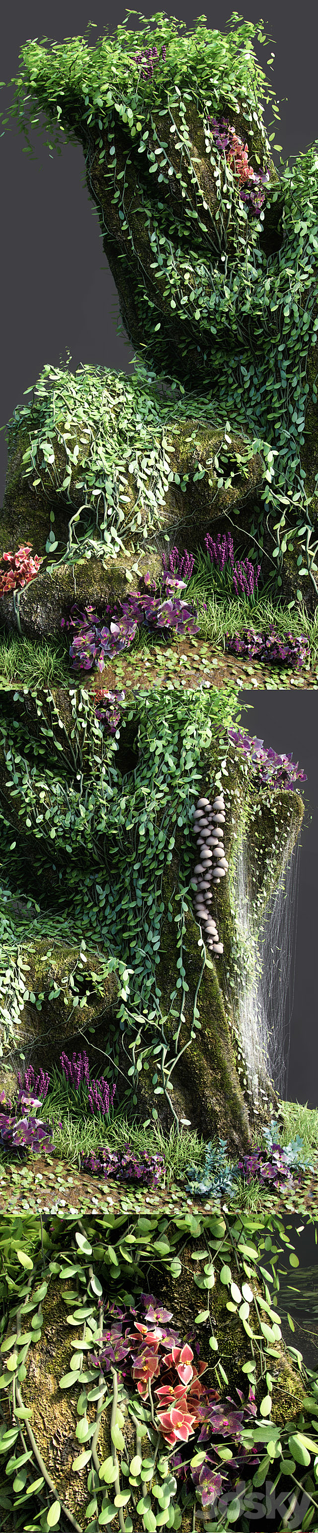 Dwarf Florarium 3DSMax File - thumbnail 2