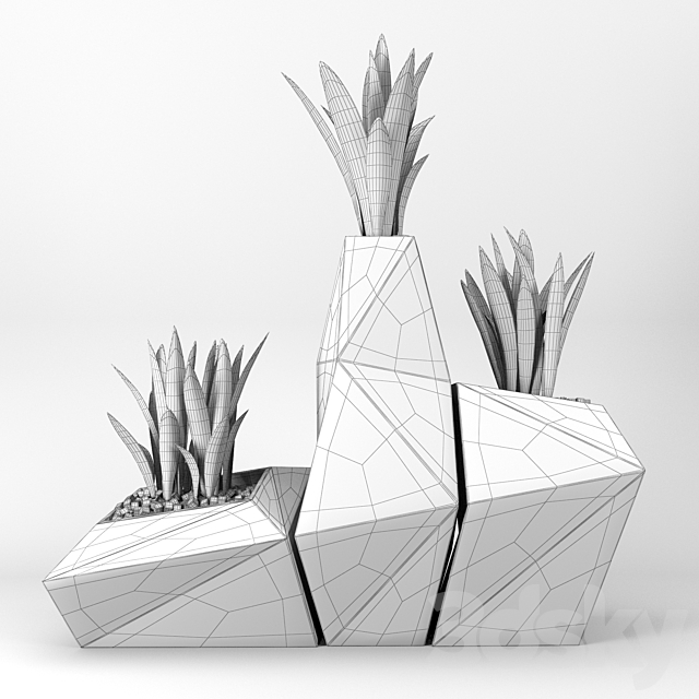 Faz Planters by Vondom 3DSMax File - thumbnail 2