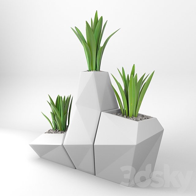 Faz Planters by Vondom 3DSMax File - thumbnail 3