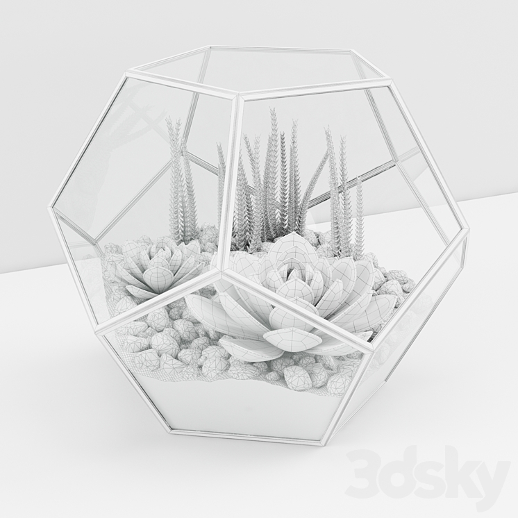 Florarium 3DS Max - thumbnail 2