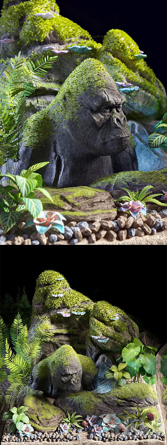 Florarium 3DS Max Model - thumbnail 2