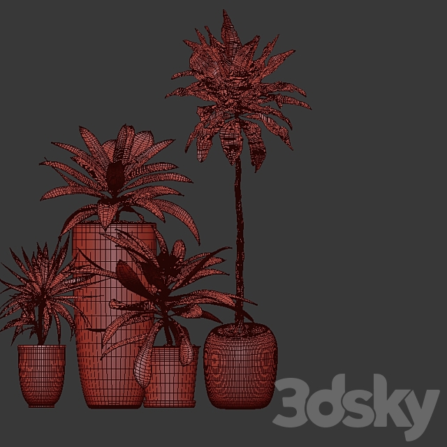 FLOWER PACK 115 S 3DS Max Model - thumbnail 4