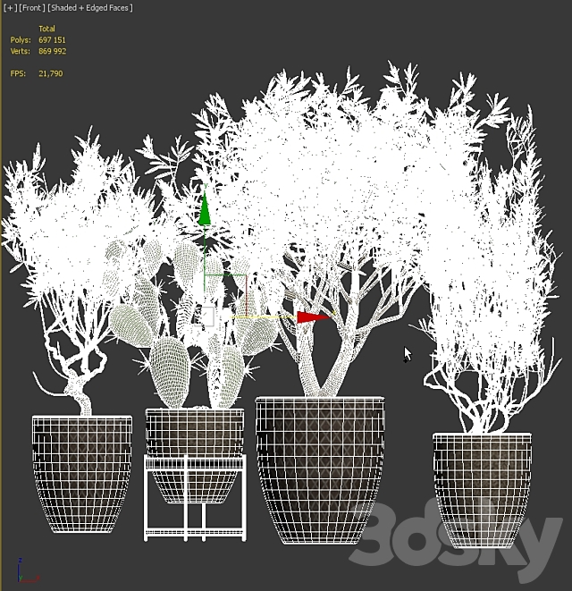 Flower Pack 165 3DSMax File - thumbnail 4