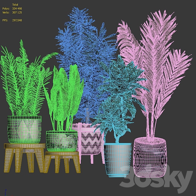 Flower Pack 175 3DSMax File - thumbnail 5