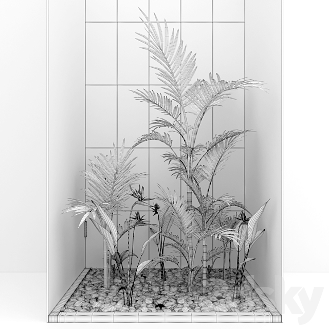 Flowers and plants set 3DSMax File - thumbnail 3