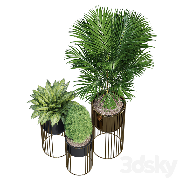 Glam planter 3DS Max Model - thumbnail 2