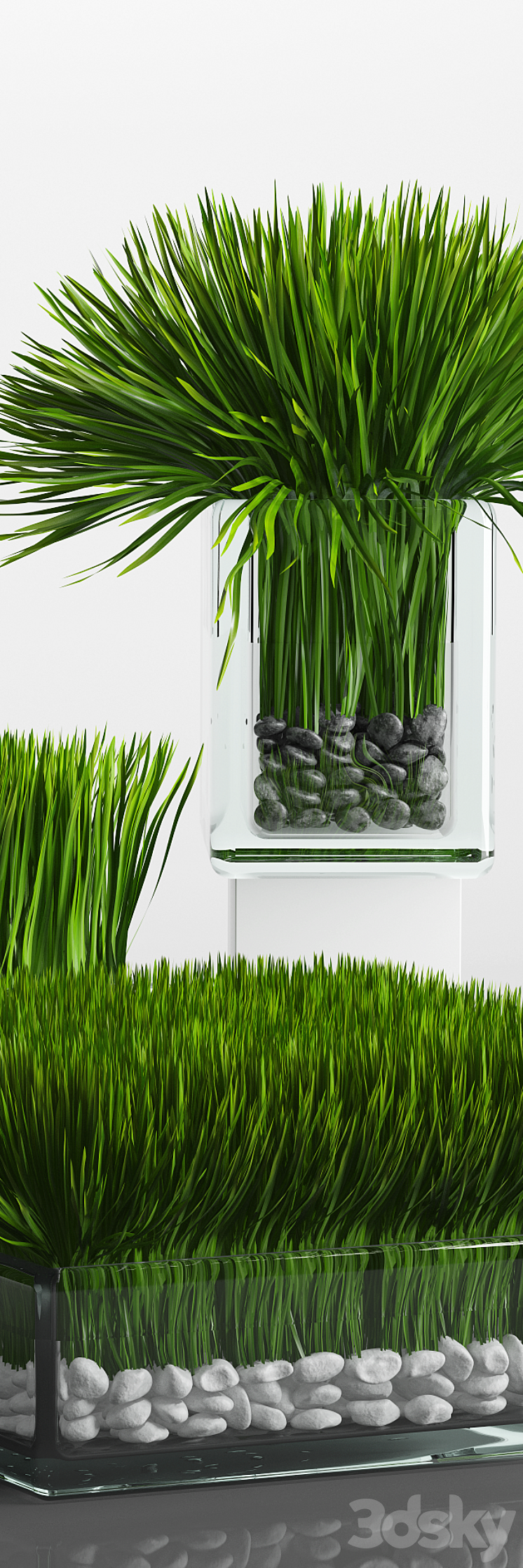 Grass Arrangement 3DS Max - thumbnail 2