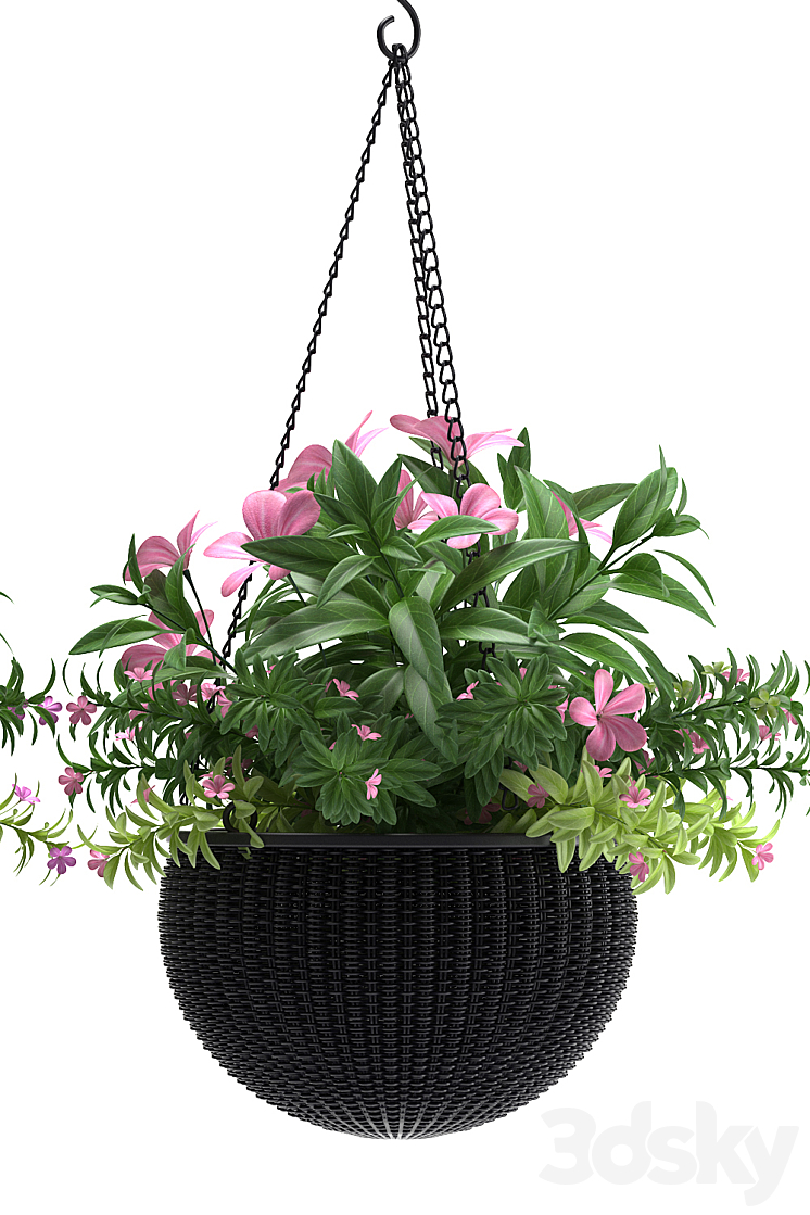 HANGING BASKET 3DS Max - thumbnail 2