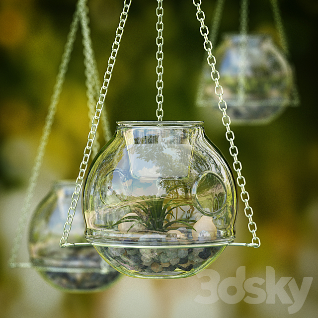 HANGING BOWL VASE2 3DSMax File - thumbnail 1