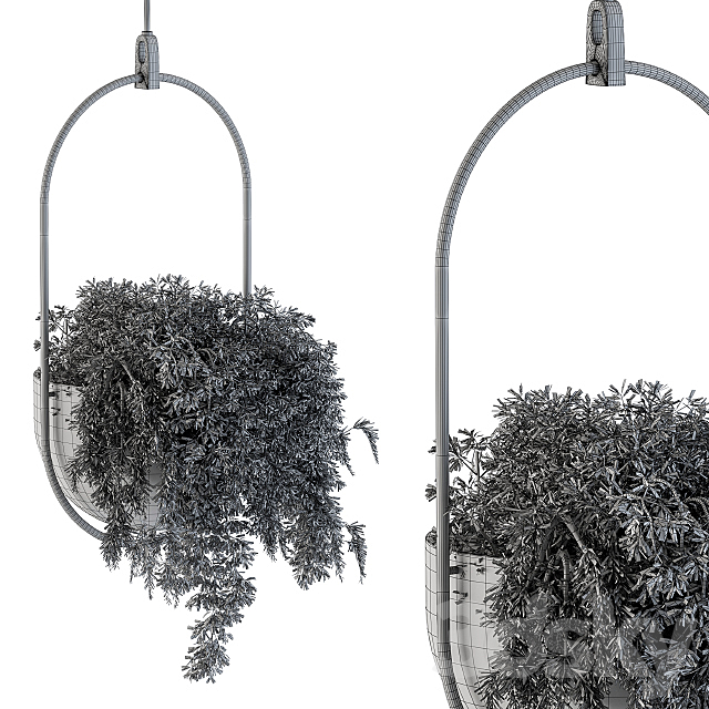 Hanging box plant – Set 83 3DS Max Model - thumbnail 4