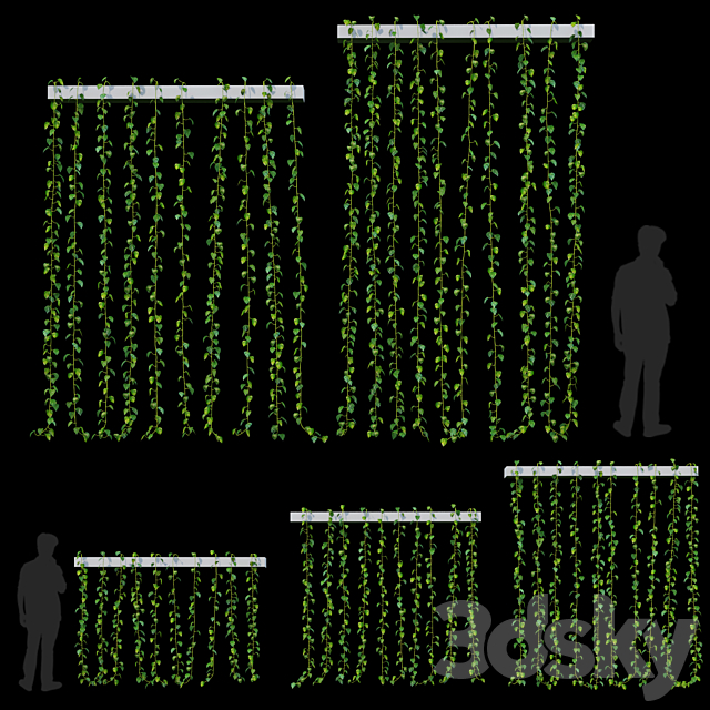 Hanging plant 3ds Max - thumbnail 2