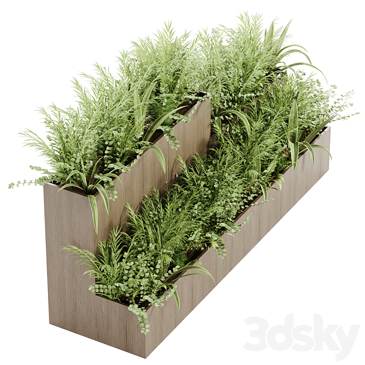 indoor plant Set 21 3DS Max Model - thumbnail 2