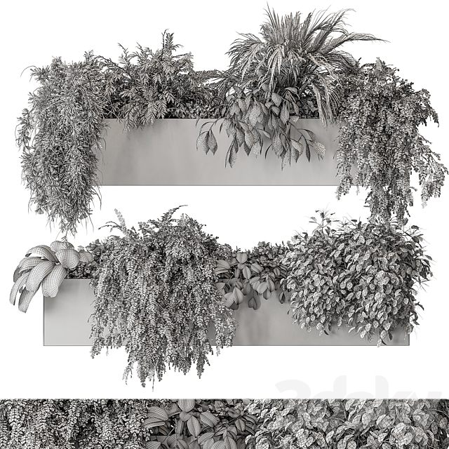 indoor Plant Set 297 – Hanging Plants 3DSMax File - thumbnail 6