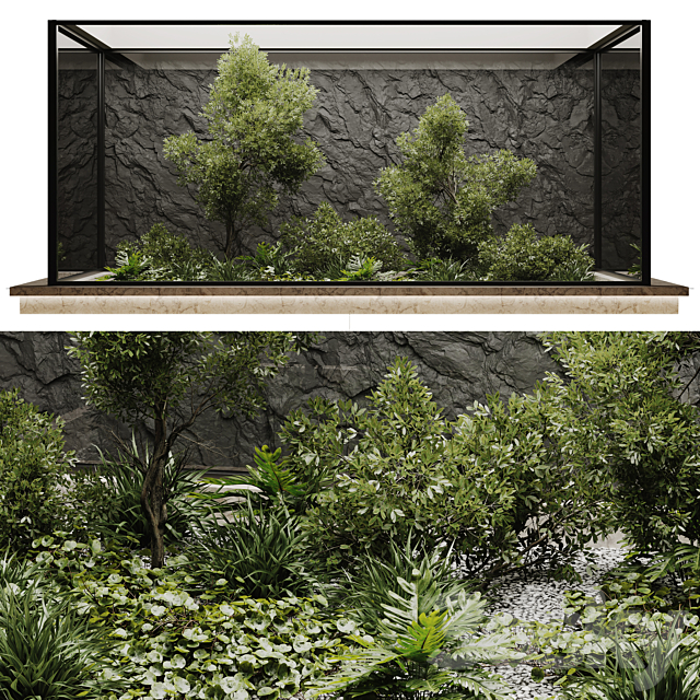 indoor plant set 50 3DSMax File - thumbnail 1