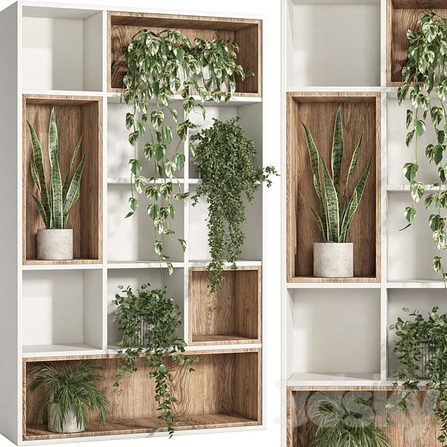 indoor plant stand 03 3ds Max - thumbnail 1