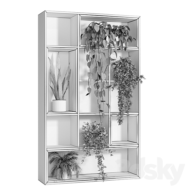 indoor plant stand 03 3ds Max - thumbnail 3