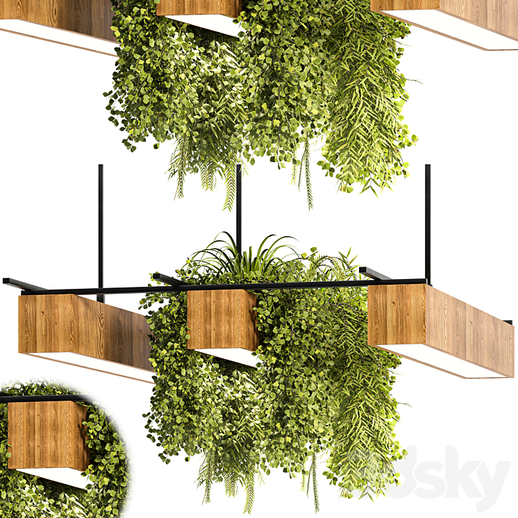 indoor plant stand 31 3DS Max Model - thumbnail 1