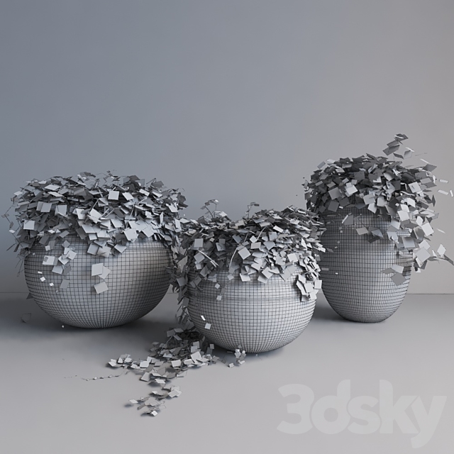 Ivy_Pots 3DSMax File - thumbnail 2