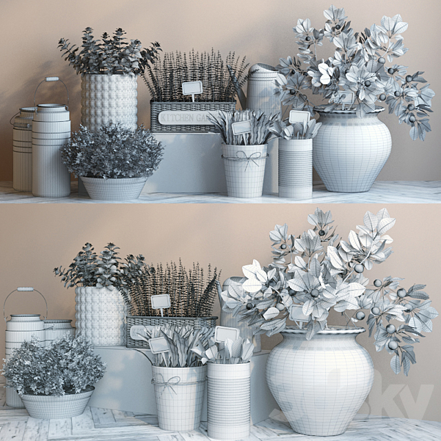 Kitchen garden 4 3DSMax File - thumbnail 3