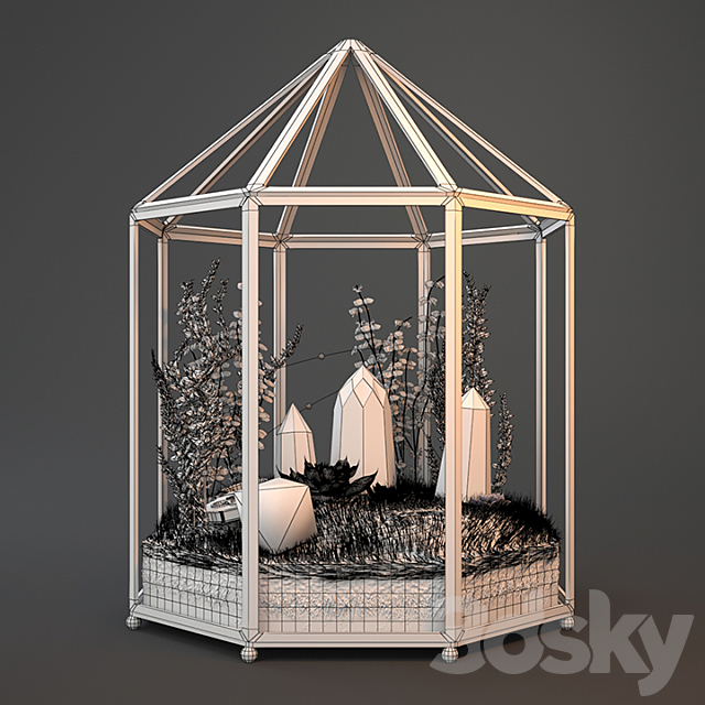 Magic Florarium FOR THE CONTEST 3DS Max Model - thumbnail 2