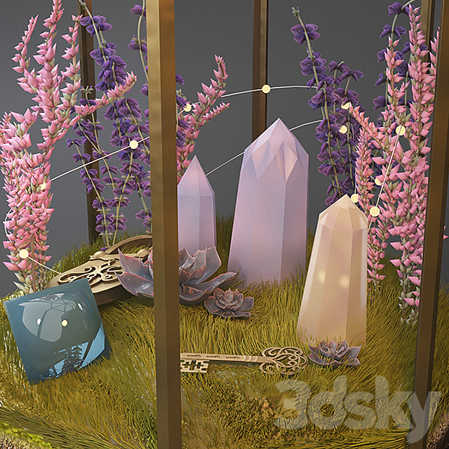 Magic Florarium FOR THE CONTEST 3DS Max Model - thumbnail 3