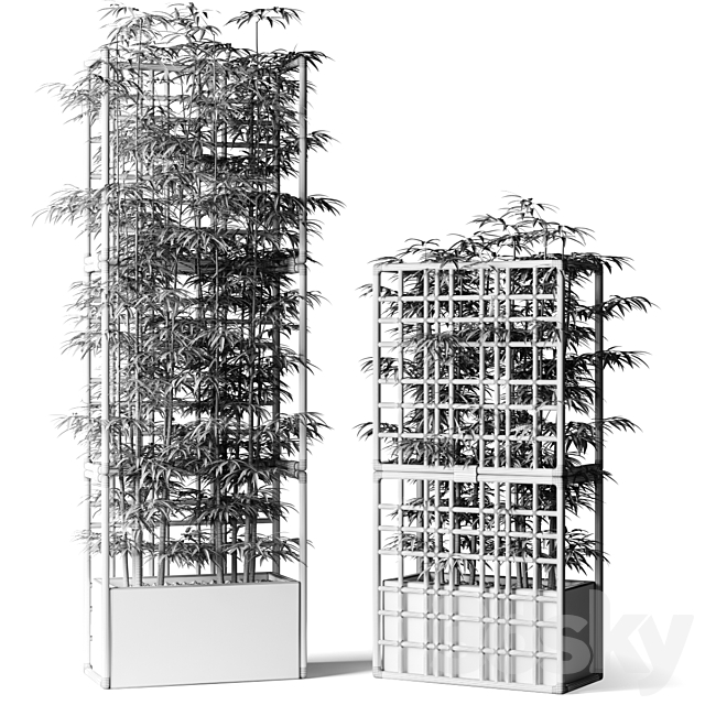 Mesh divider partition with bamboo 3ds Max - thumbnail 2