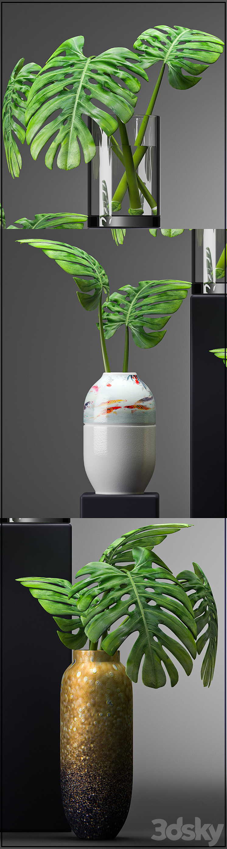 MODERN VASES 2 3DS Max - thumbnail 2