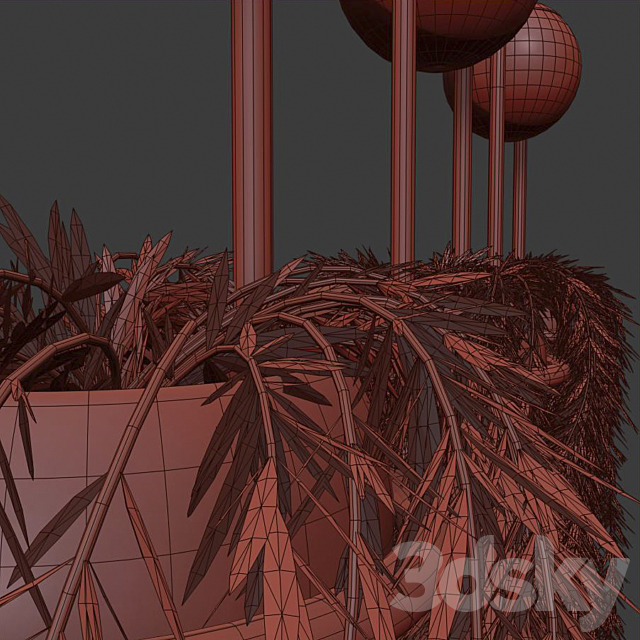 Plant pendant 3DS Max Model - thumbnail 3