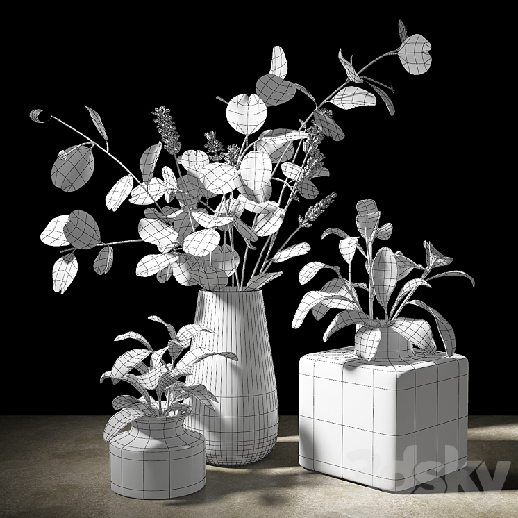 Plant set 05 3DS Max - thumbnail 2