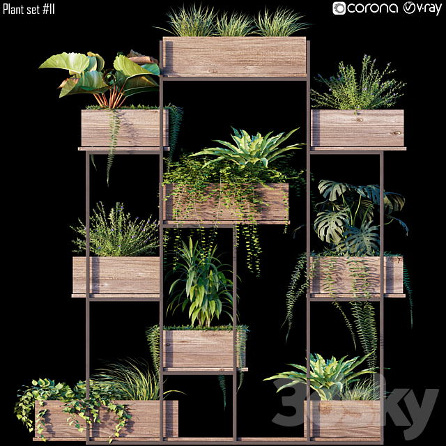 Plant set # 11 3DSMax File - thumbnail 1