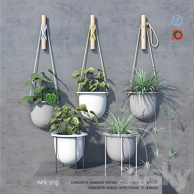 plant set 3DSMax File - thumbnail 1