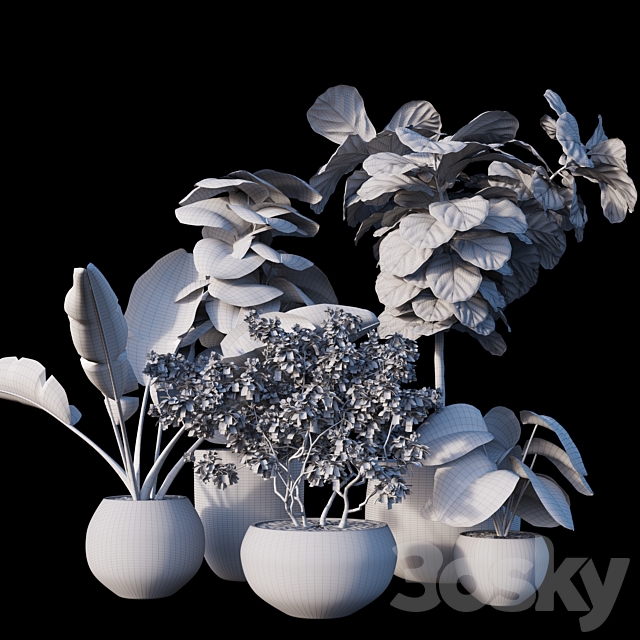 Plant set # 5 3ds Max - thumbnail 2