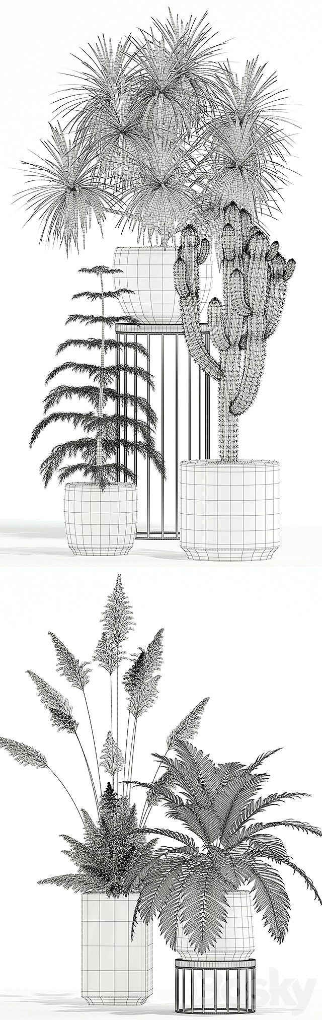 Plants collection 139 3DS Max Model - thumbnail 3